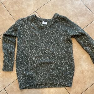 Old Navy Speckled Green Crew Neck Sweater